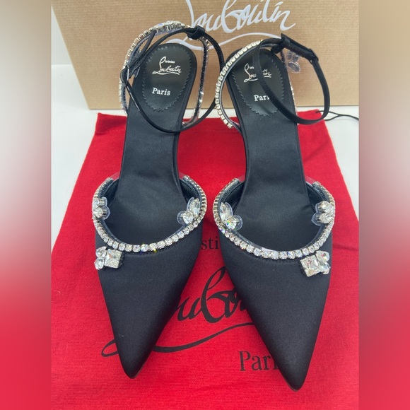 Christian Louboutin Marykate Queen 70MM Crystal-Embellished Pumps - Picture 10 of 13